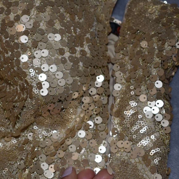 G by Guess Gold Sequence Mini Dress - Picture 4 of 5